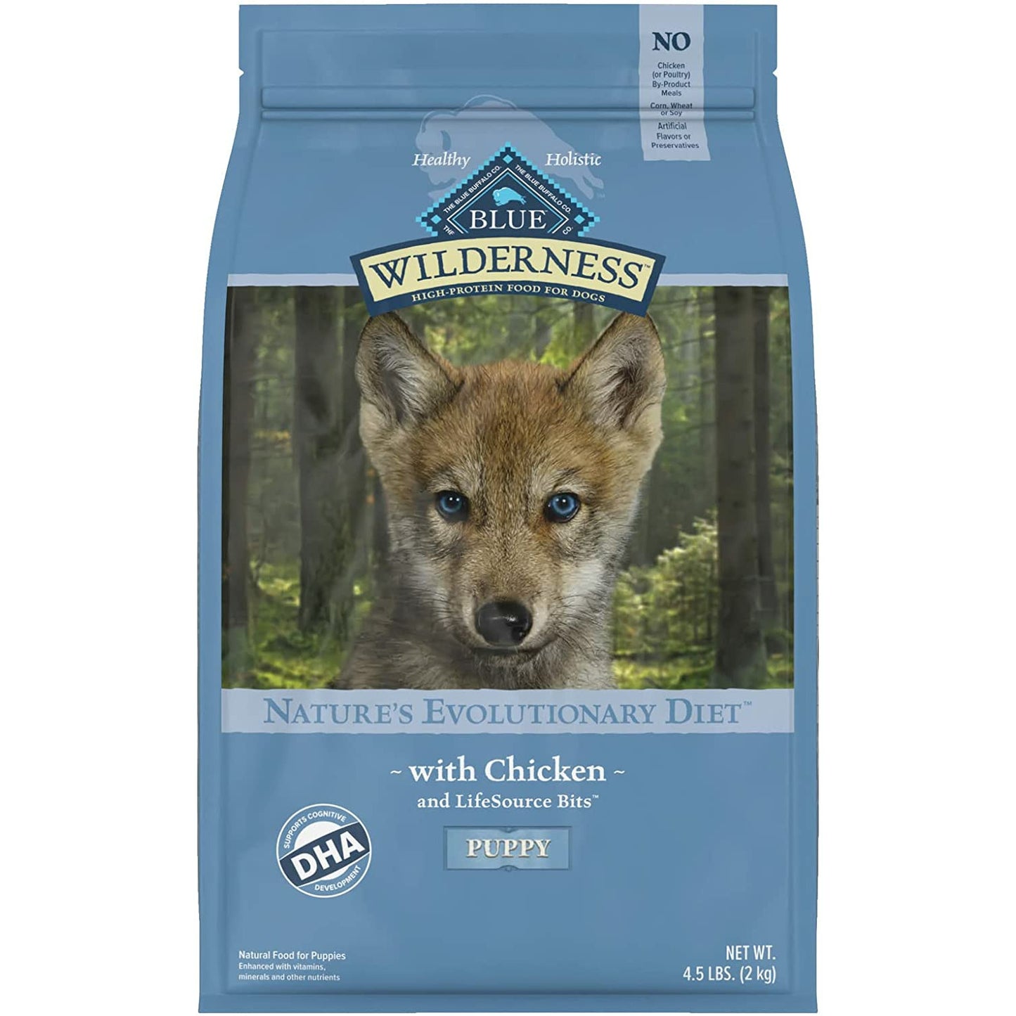 Blue Buffalo Wilderness Puppy Food Chicken Formula 2 Kg Dog Food 2 Kg | PetMax Canada
