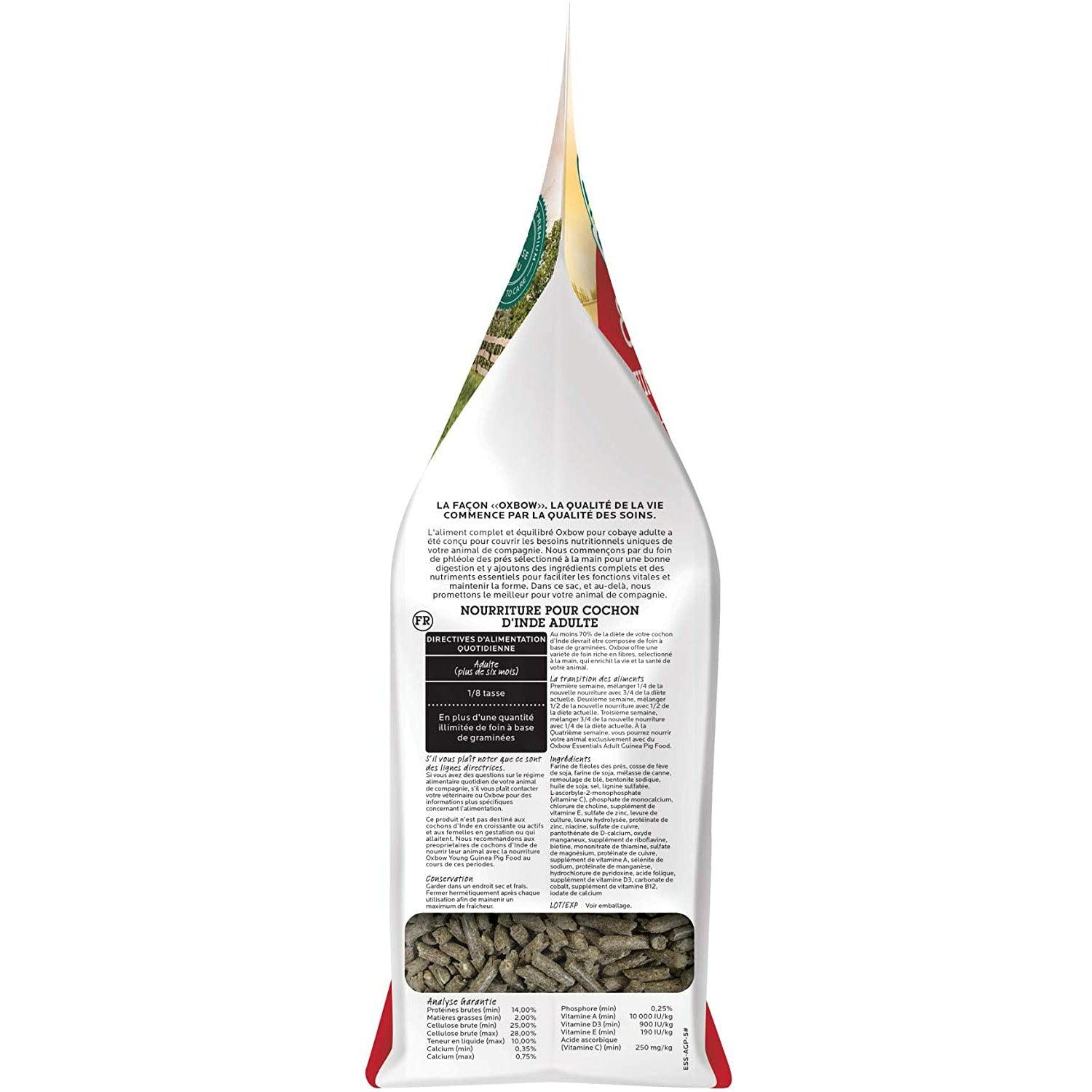 Oxbow Essentials Adult Guinea Pig Food - 5 lbs - Small Animal Food Dry - Oxbow - PetMax Canada