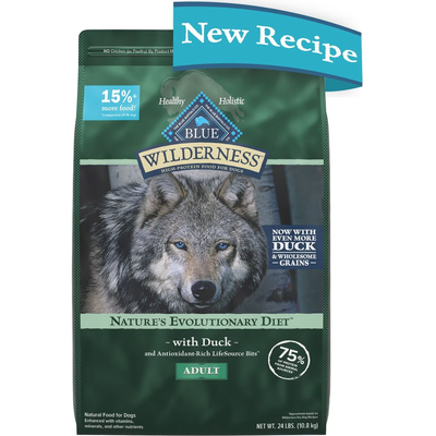 Blue Buffalo Wilderness With Healthy Grains Duck Adult Dry Dog Food  Dog Food  | PetMax Canada