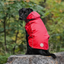 GF Pet Reversible Raincoat Red For Dogs  Coats  | PetMax Canada