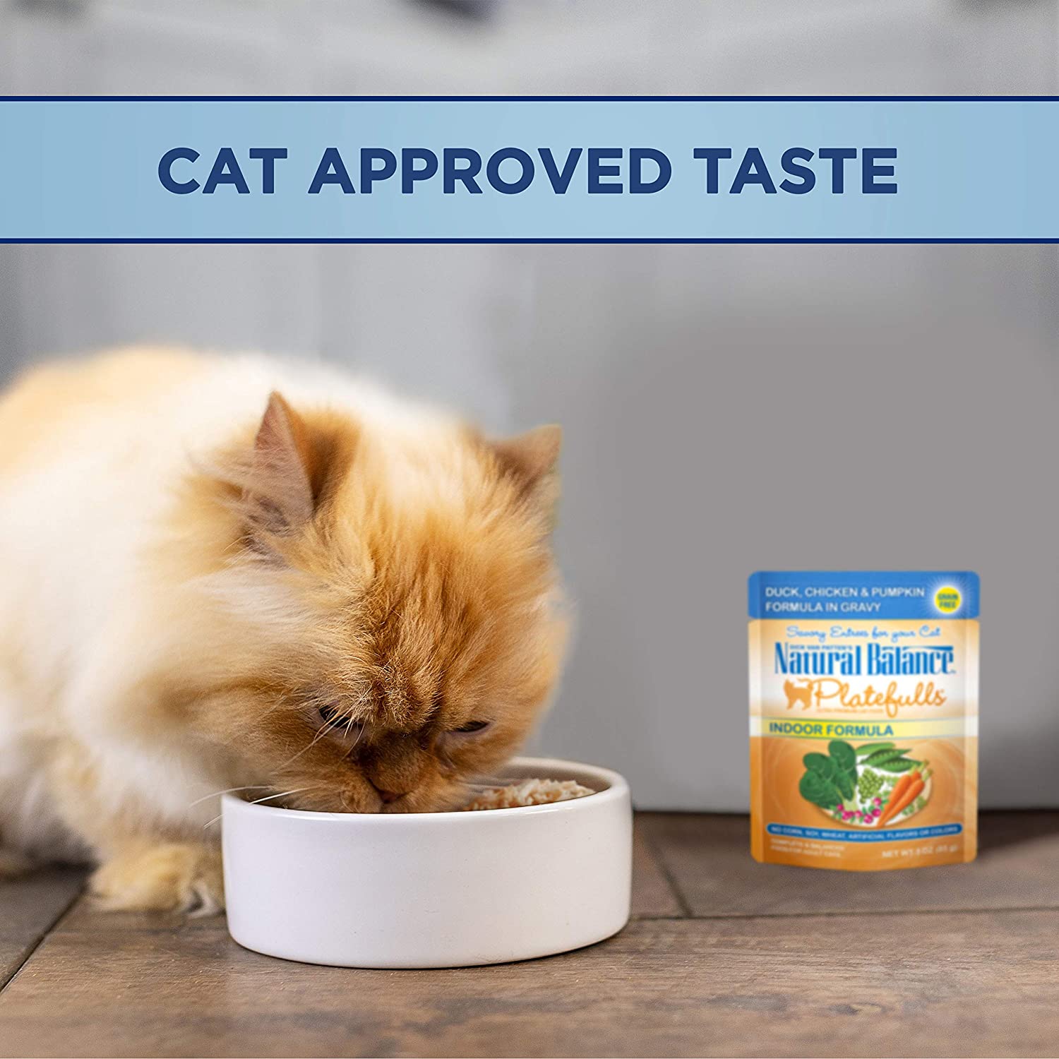 Natural Balance Platefulls Indoor Duck, Chicken & Pumpkin Wet Cat Food  Canned Cat Food  | PetMax Canada