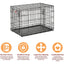 Tuff Crate Wire Kennel  Wire Crates  | PetMax Canada