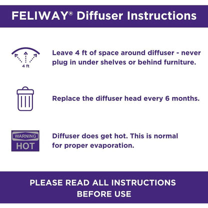 FELIWAY Optimum Cat, Enhanced Calming Pheromone Diffuser, 30 Day Starter Kit - Default Title - Cat Health Care - Feliway - PetMax Canada