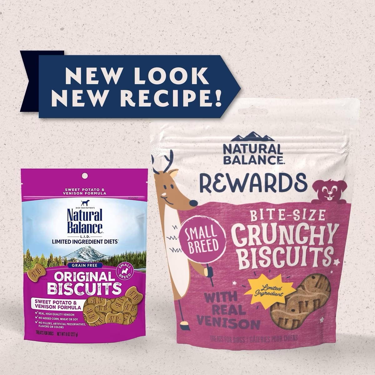 Natural Balance Rewards Crunchy Biscuits Real Venison Dog Treats  Dog Treats  | PetMax Canada
