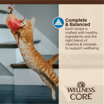 Wellness CORE Tiny Tasters Flaked Tuna & Shrimp in Sauce Wet Cat Food - 50g - Canned Cat Food - Wellness - PetMax Canada