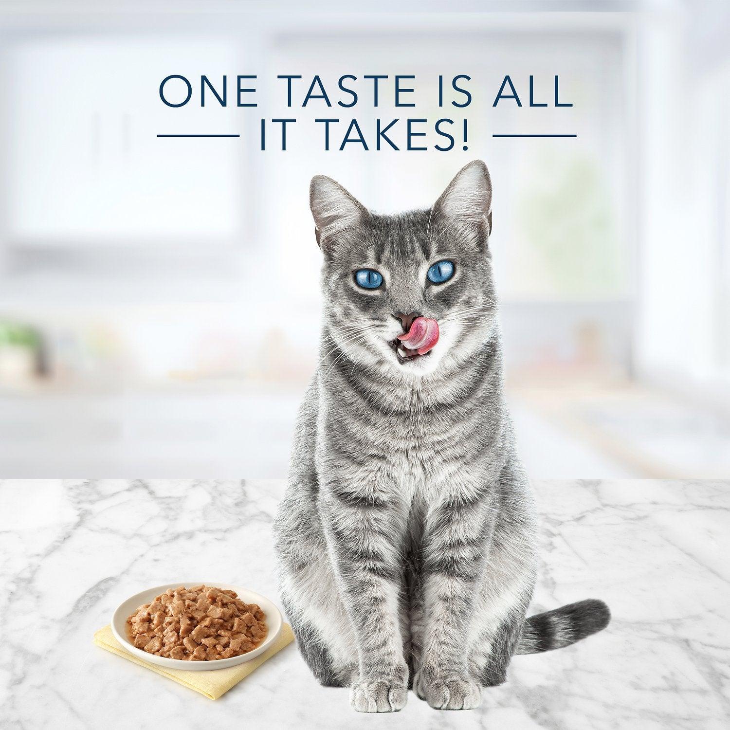 Blue Buffalo Tastefuls Adult Fish And Shrimp Entree in Gravy Flaked - 156g - Canned Cat Food - Blue Buffalo - PetMax Canada
