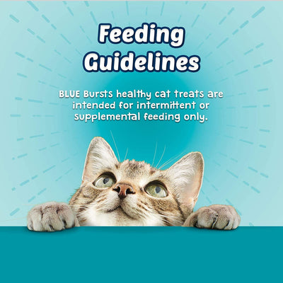 Blue Buffalo Bursts Crunchy Cat Treats Seafood Flavour - 56g - Cat Treats - Blue Buffalo - PetMax Canada