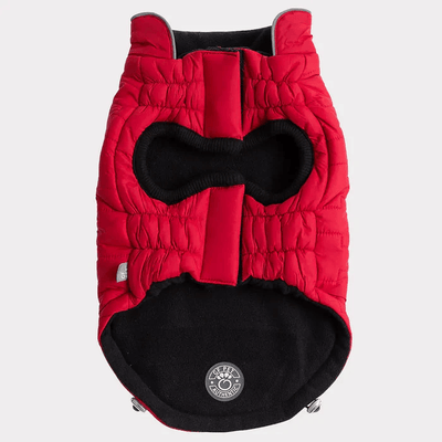 GF Pet Reversible Chalet Jacket Red For Dogs - X-Small - Coats - GF Pet - PetMax Canada
