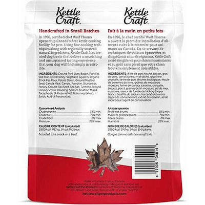 Kettle Craft Smokey Canadian Bacon Big Bite Dog Treats - 340g - Dog Treats - Kettle Craft - PetMax Canada