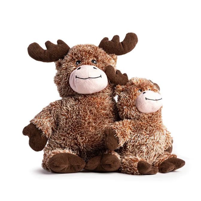 Fabdog Fluffy Dog Toy Moose  Dog Toys  | PetMax Canada