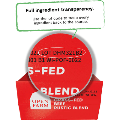 Open Farm Wet Cat Food Grass Fed Beef Rustic Blend - 156g - Canned Cat Food - Open Farm - PetMax Canada