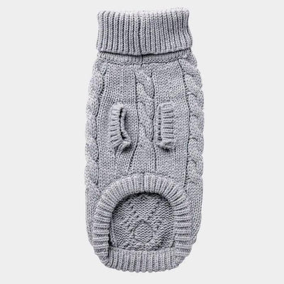 GF Pet Chalet Sweater Grey For Dogs - XX-Small - Sweaters - GF Pet - PetMax Canada