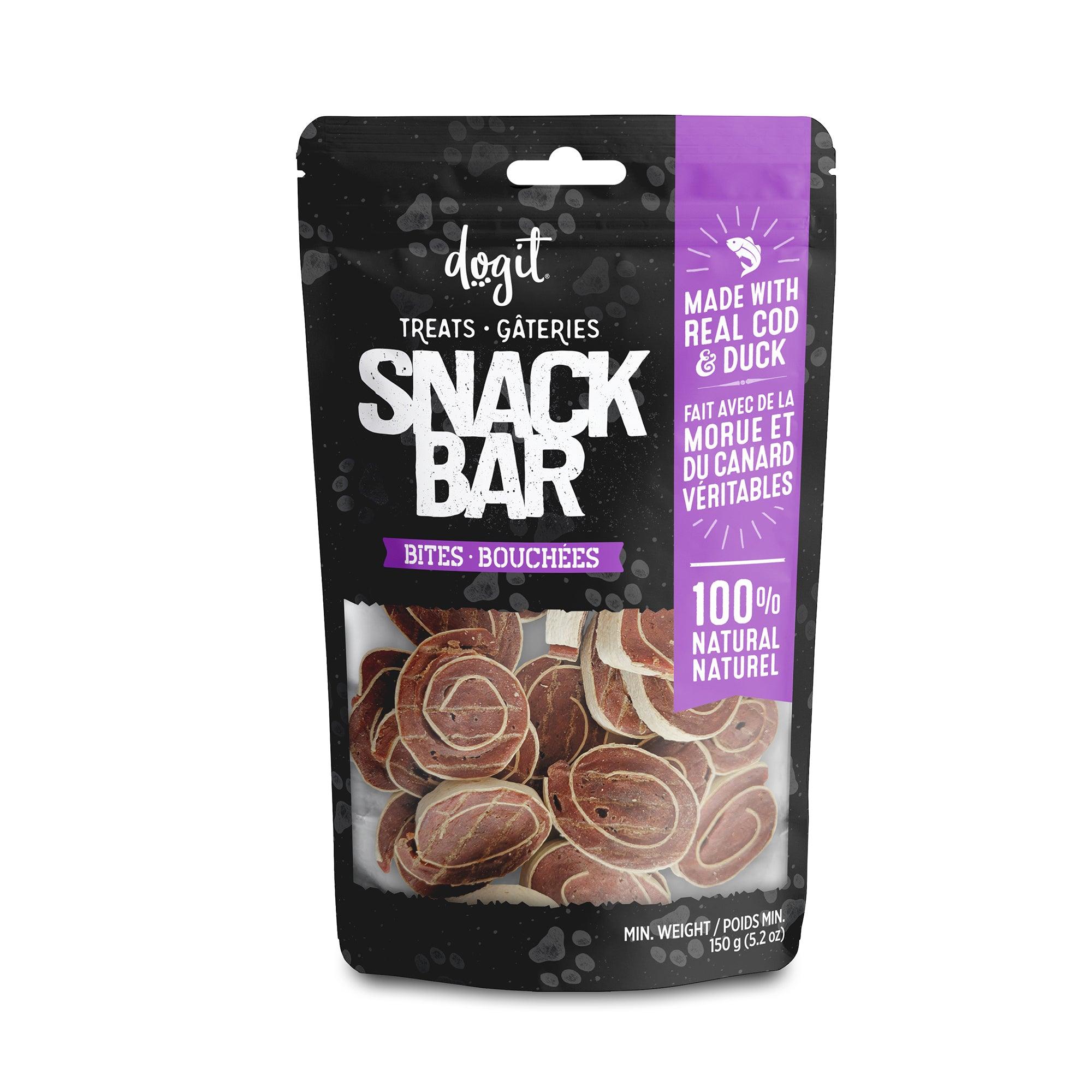Dogit Snack Bar Dog Treats Cod & Duck Bites - 150g - Dog Treats - Dogit - PetMax Canada