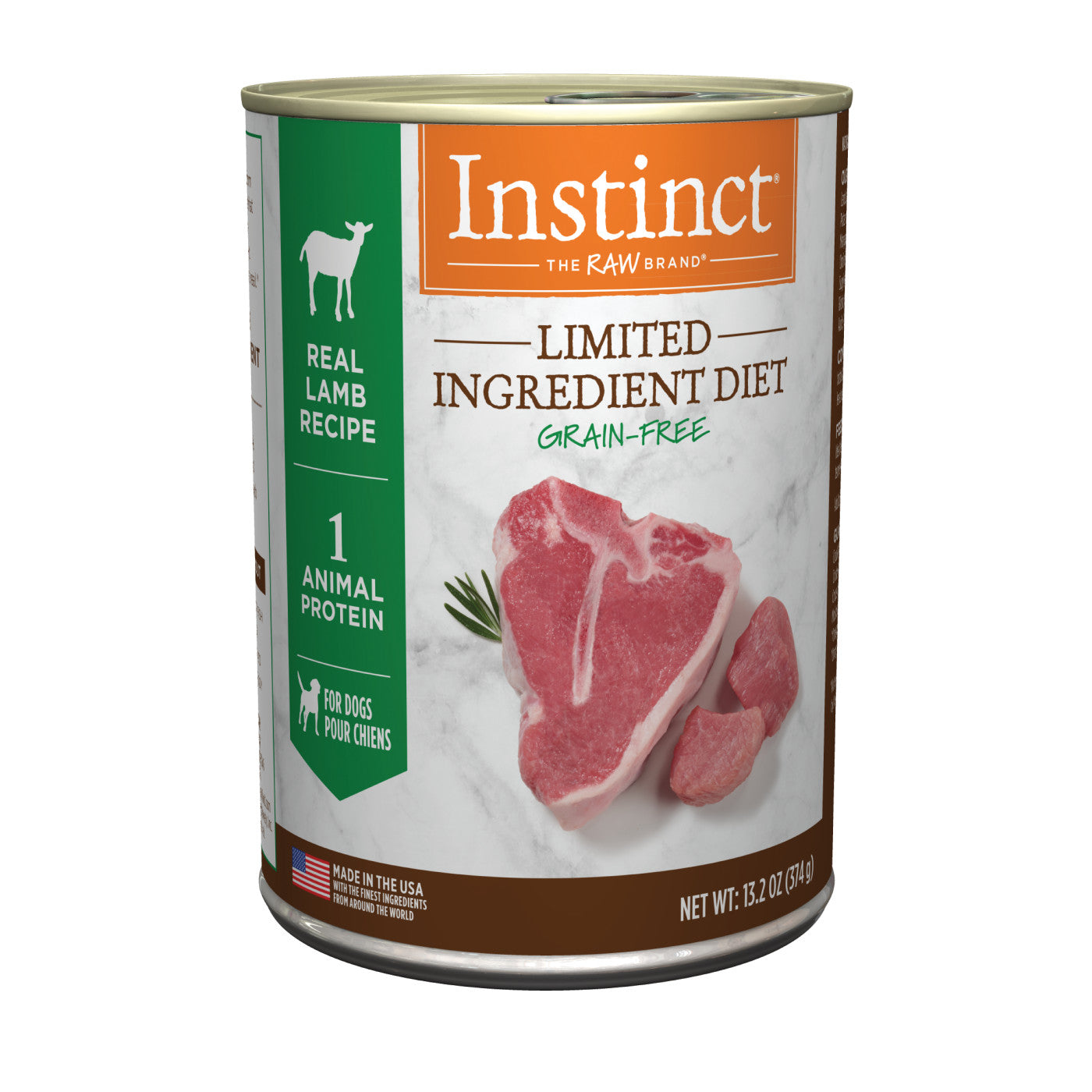 Instinct Limited Ingredient Diet Grain-Free Real Lamb Recipe Canned Dog Food  Canned Dog Food  | PetMax Canada