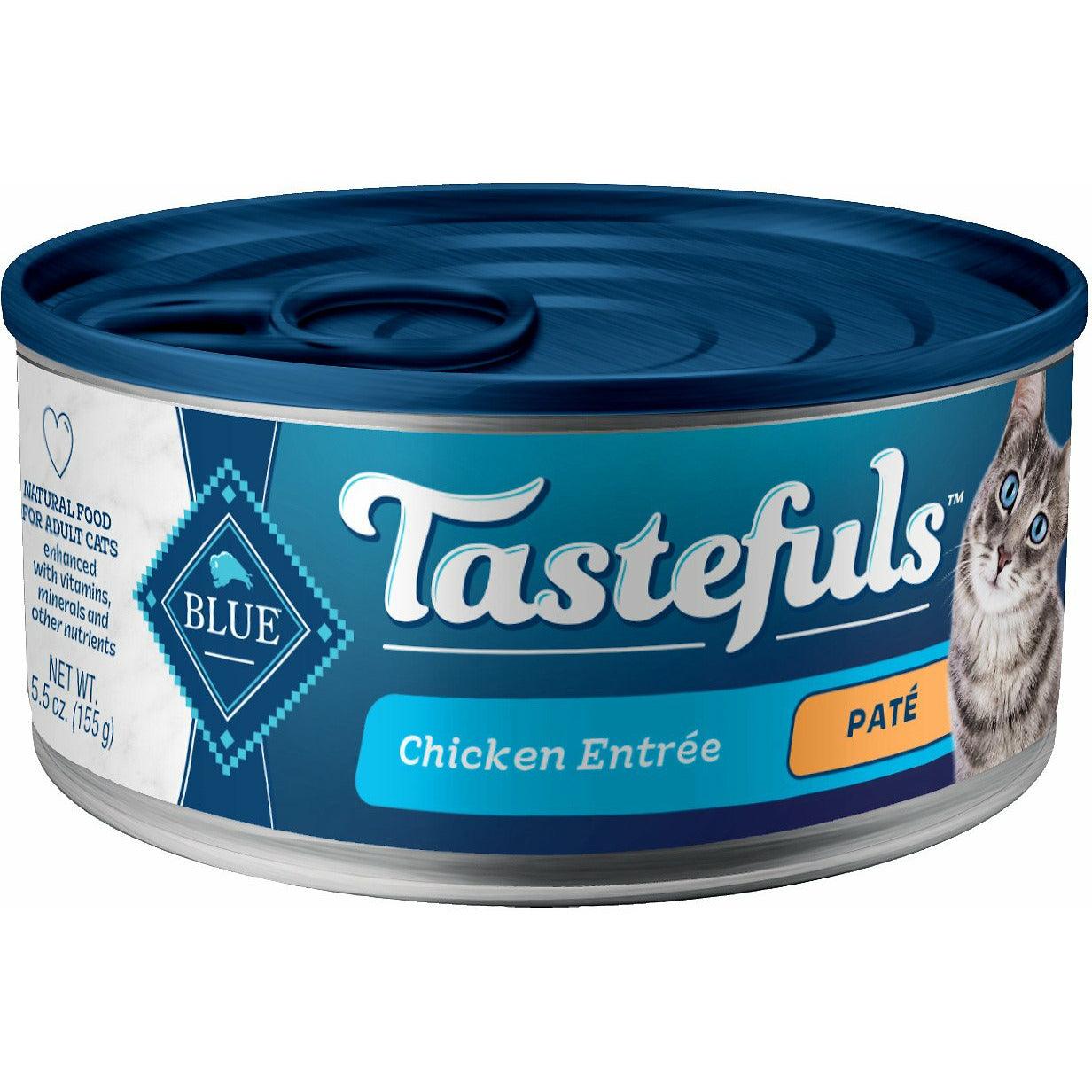 Blue Buffalo Tastefuls Adult Chicken Entree Pate - 156g - Canned Cat Food - Blue Buffalo - PetMax Canada
