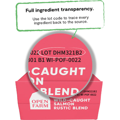 Open Farm Wet Cat Food Wild Caught Salmon Rustic Blend - 156g - Canned Cat Food - Open Farm - PetMax Canada