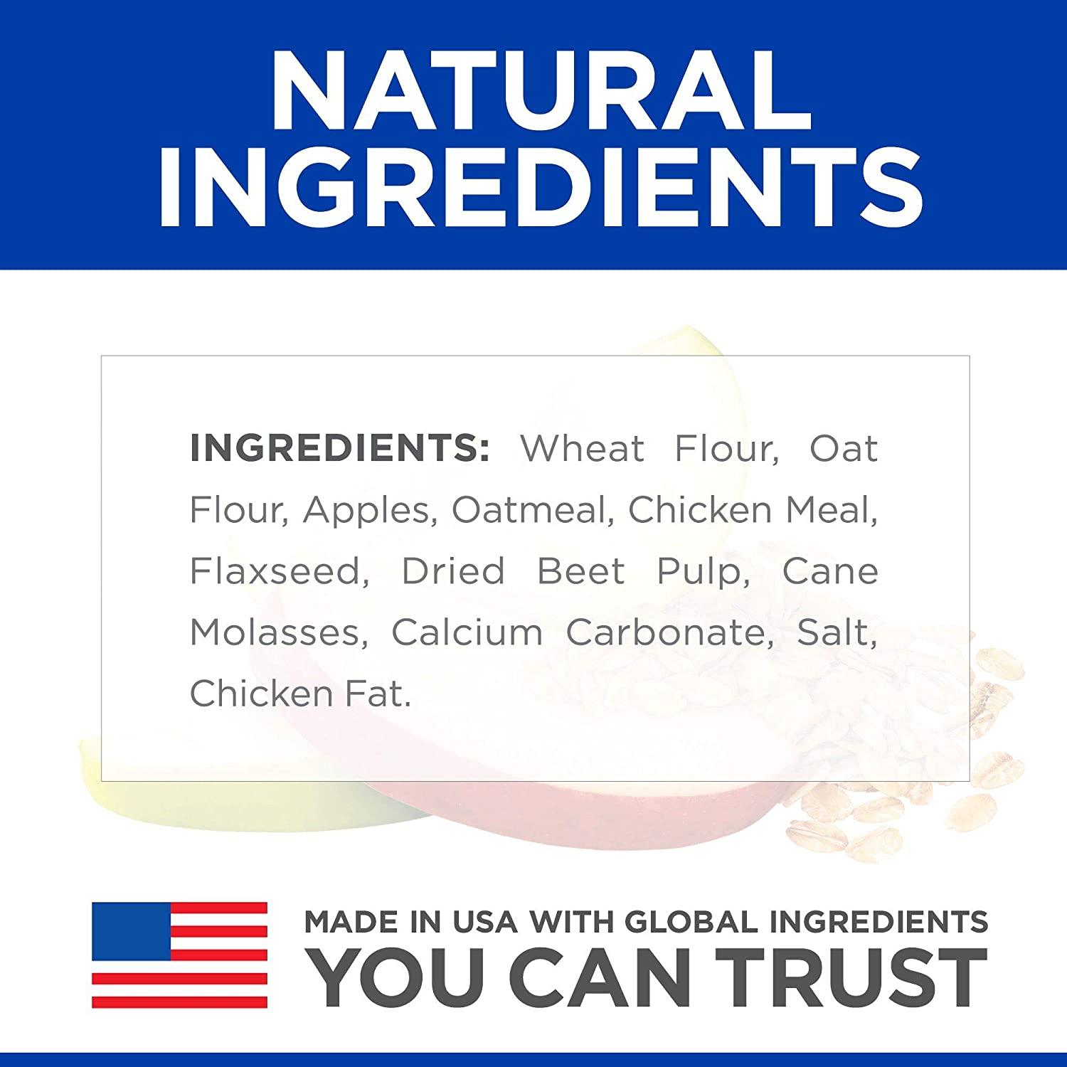Hill's Science Diet Dog Treats Natural Fruity Apple & Oatmeal - 227g - Dog Treats - Hill's Science Diet - PetMax Canada