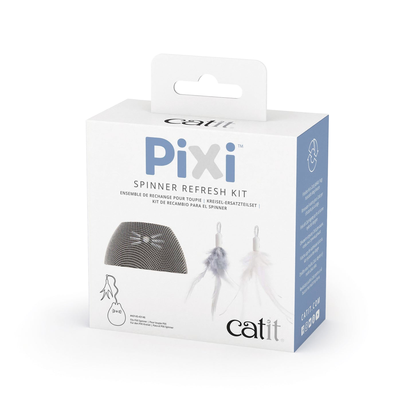 Catit Pixi Spinner Cat Toy Refresh Kit  Cat Toys  | PetMax Canada
