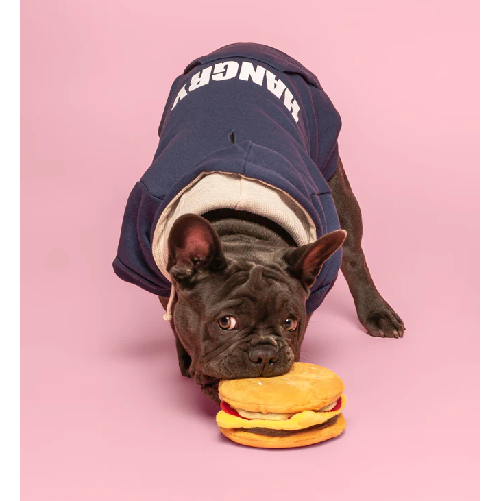 Fabdog Foodies Big Fab Cheeseburger  Dog Toys  | PetMax Canada