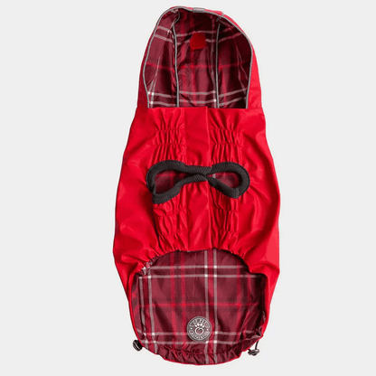 GF Pet Reversible Raincoat Red For Dogs - Small - Coats - GF Pet - PetMax Canada