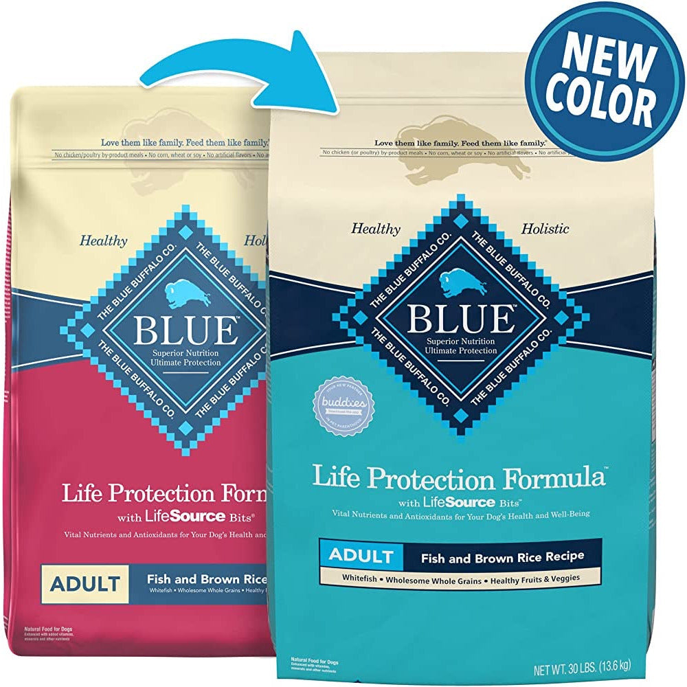 Blue Buffalo Life Protection Dog Food Fish & Brown Rice  Dog Food  | PetMax Canada