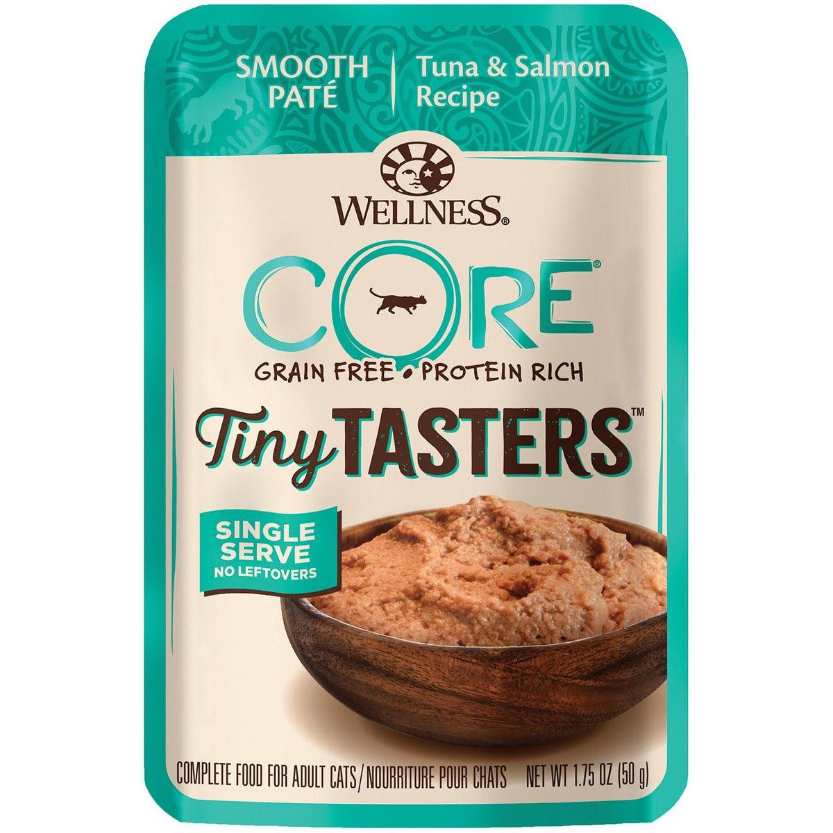 Wellness CORE Tiny Tasters Tuna & Salmon Wet Cat Food - 50g - Canned Cat Food - Wellness - PetMax Canada