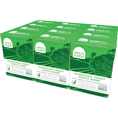 Open Farm Wet Cat Food Homestead Turkey Rustic Blend - 156g - Canned Cat Food - Open Farm - PetMax Canada