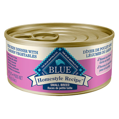 Blue Buffalo Homestyle Recipe Small Breed Chicken Dinner Canned Dog Food  Canned Dog Food  | PetMax Canada
