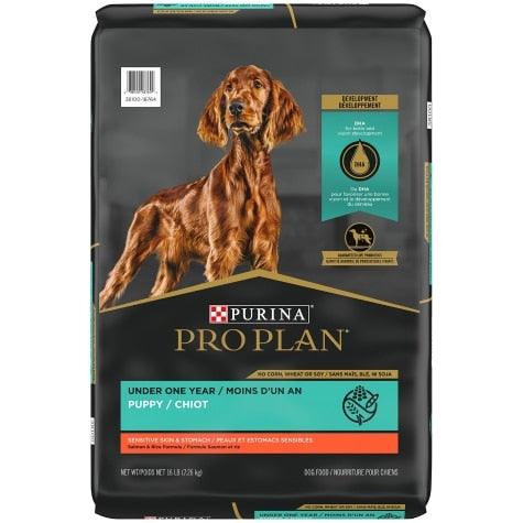 Purina Pro Plan Sensitive Skin & Stomach Salmon & Rice Formula Puppy Food - 1.8 Kg - Dog Food - Purina Pro Plan - PetMax Canada