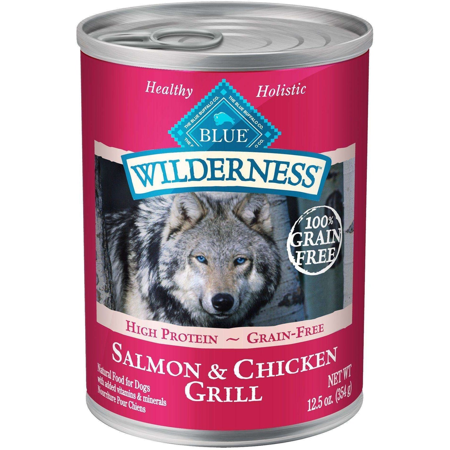 Blue Buffalo Wilderness Canned Dog Food Salmon & Chicken  Canned Dog Food  | PetMax Canada