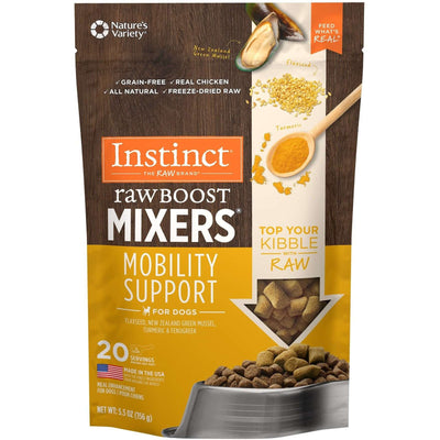 Instinct Raw Boost Freeze Dried Mixers Mobility Support  Dog Food  | PetMax Canada