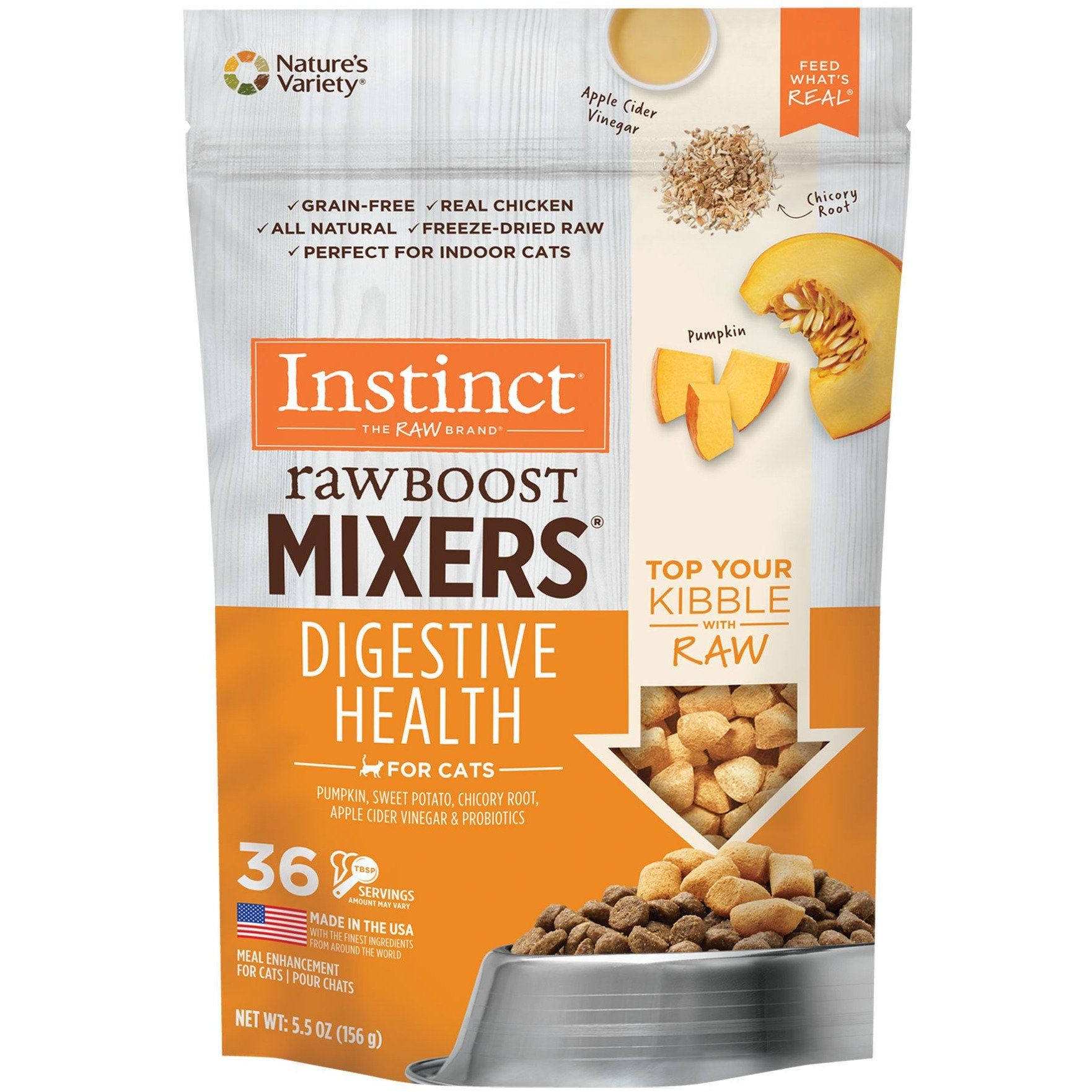 Instinct Cat Raw Boost Freeze Dried Mixers Digestive Health  Cat Food  | PetMax Canada