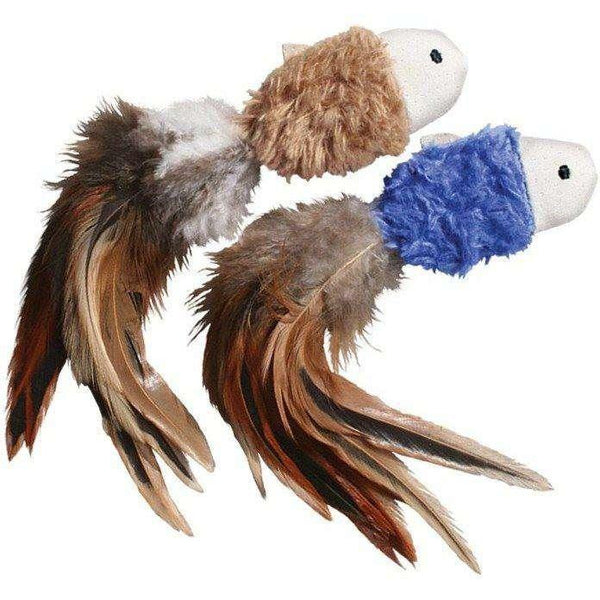 Crinkle fish cat toy deals