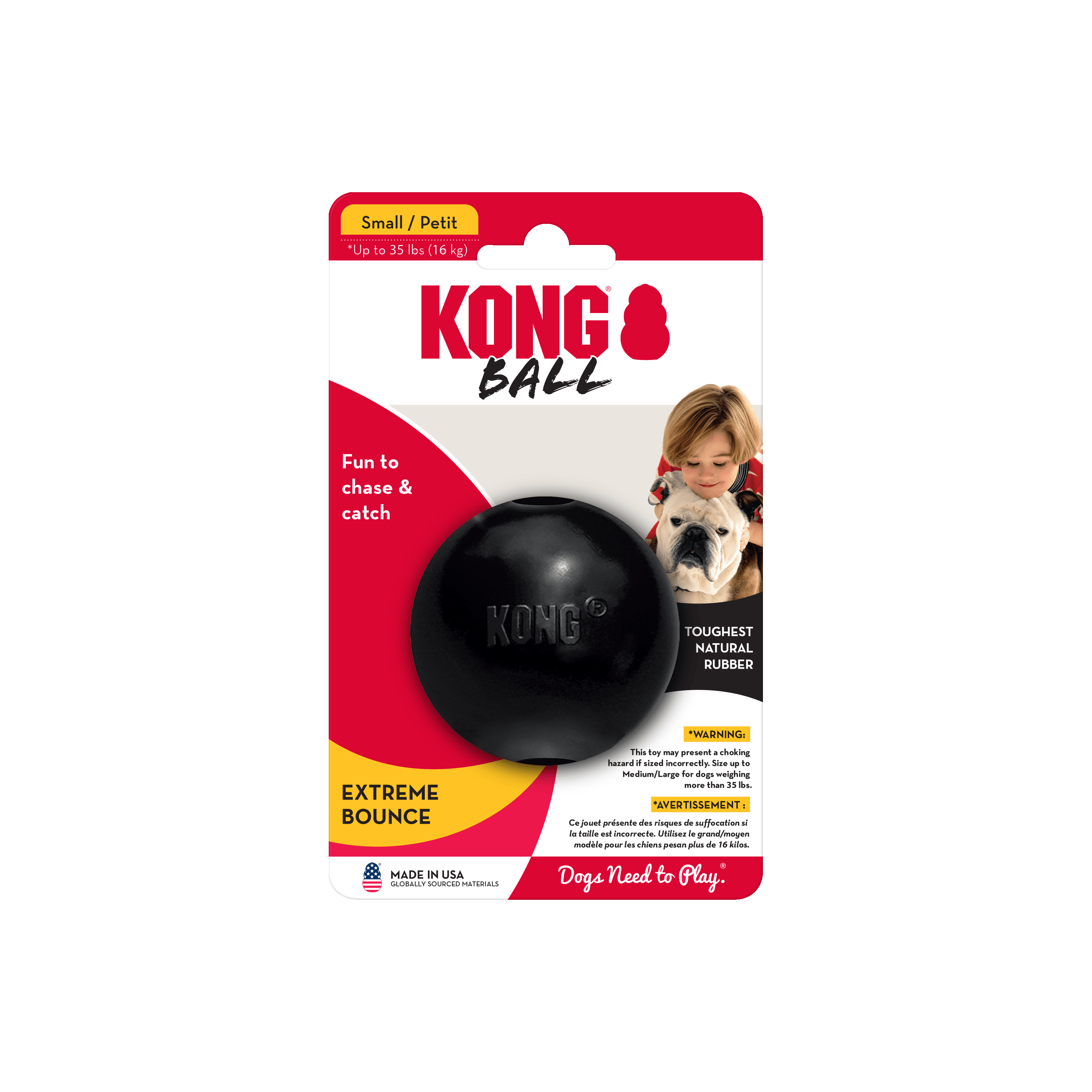 Kong Extreme Ball - Small - Dog Toys - Kong - PetMax Canada