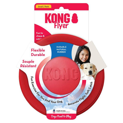 Kong Flyer Frisbee - Small - Dog Toys - Kong - PetMax Canada
