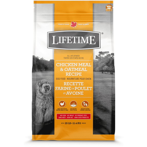 Lifetime All Life Stages Dog Food Chicken & Oatmeal - 2.27 Kg - Dog Food - Lifetime - PetMax Canada