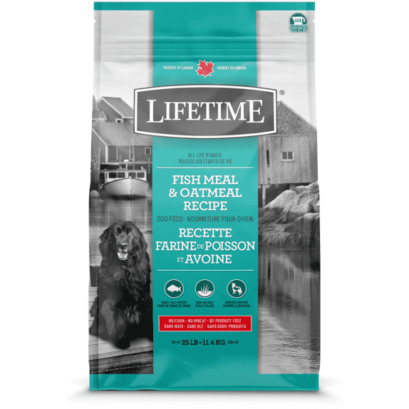 Lifetime All Life Stages Dog Food Fish & Oatmeal - 2.27 Kg - Dog Food - Lifetime - PetMax Canada