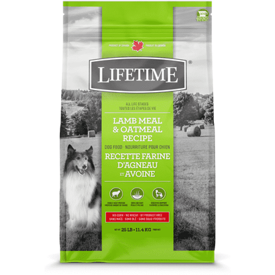 Lifetime All Life Stages Dog Food Lamb & Oatmeal - 2.27 Kg - Dog Food - Lifetime - PetMax Canada