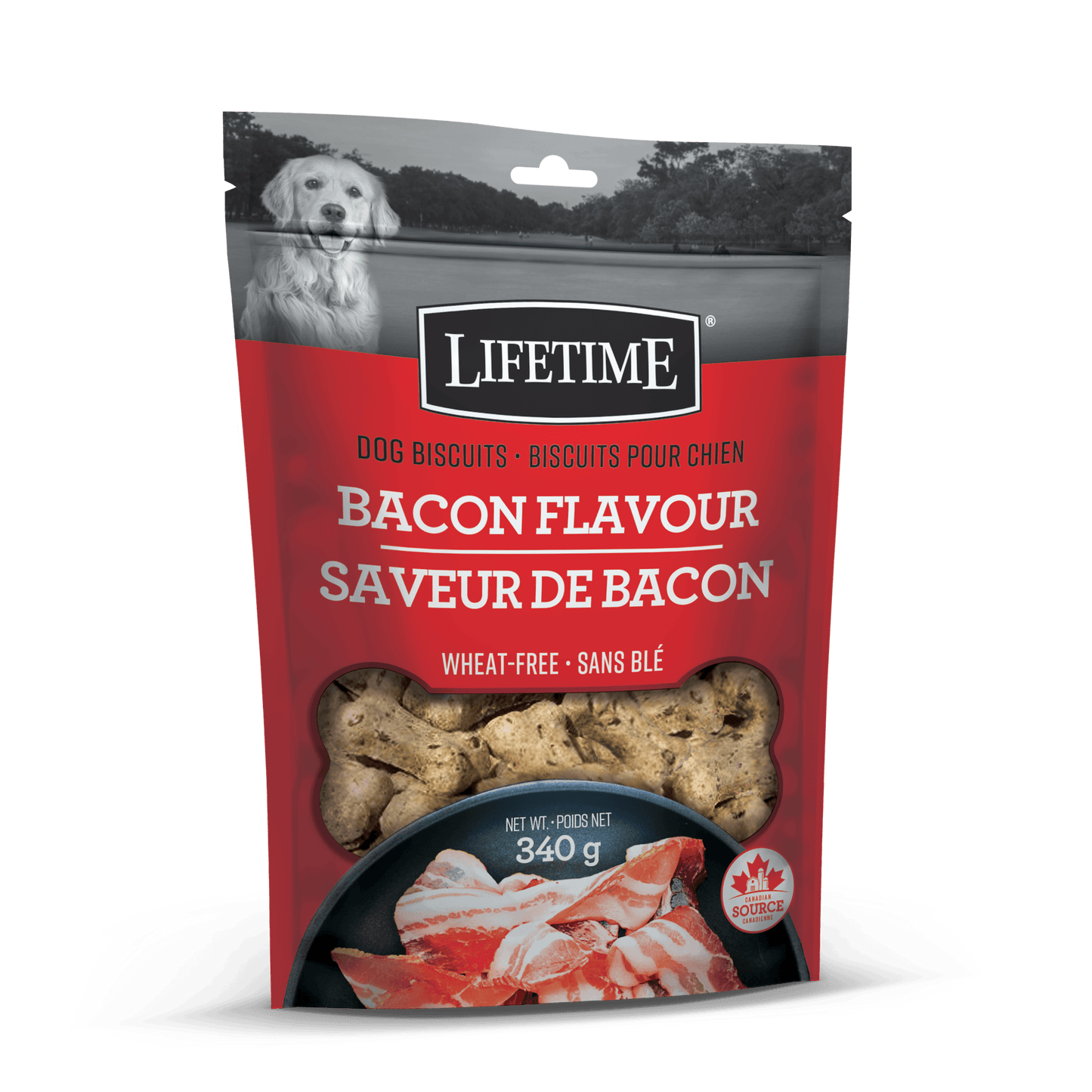 Lifetime Bacon Flavour Dog Biscuits  Dog Treats  | PetMax Canada