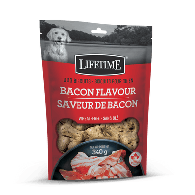 Lifetime Bacon Flavour Dog Biscuits  Dog Treats  | PetMax Canada