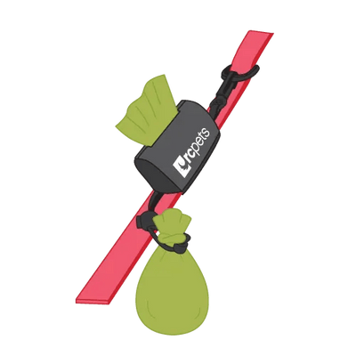 RC Pet P.U.P. So Much Poop Bag Heather Black - Black - Waste Management - RC Pet Products - PetMax Canada