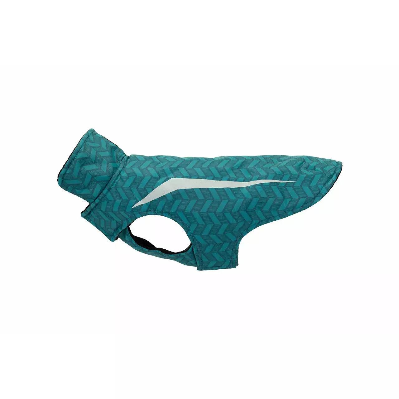 RC Dog Coat Shasta Dark Teal Chevron  Coats  | PetMax Canada