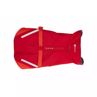 RC Dog Coat Circuit Dark Red & Goji Berry - 10" - Coats - RC Pet Products - PetMax Canada