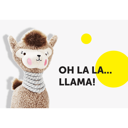 Be One Breed Dog Toy Lola The Llama - Llama - Dog Toys - Be One Breed - PetMax Canada