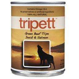 Trippett Green Beef Tripe - Duck & Salmon  Canned Dog Food  | PetMax Canada