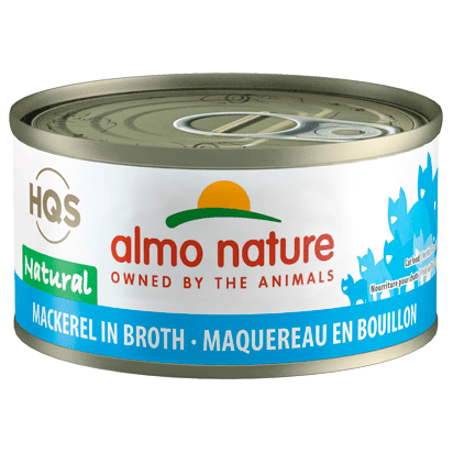 Almo Nature Natural Mackerel In Broth  Canned Cat Food  | PetMax Canada