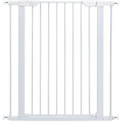 Midwest Pet Gate White Steel - 39 H x 29.5 - 38 W Inches - Pet Gates - MidWest - PetMax Canada