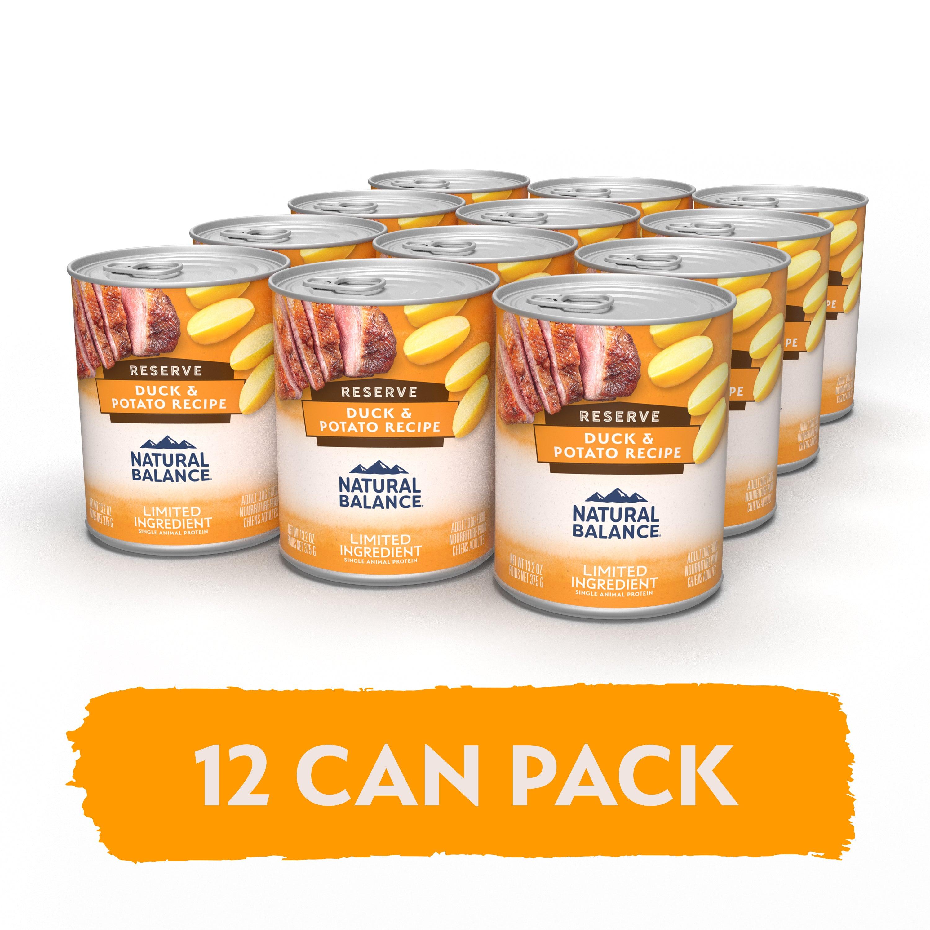 Natural Balance Canned Dog Food Duck & Potato - 369g - Canned Dog Food - Natural Balance - PetMax Canada