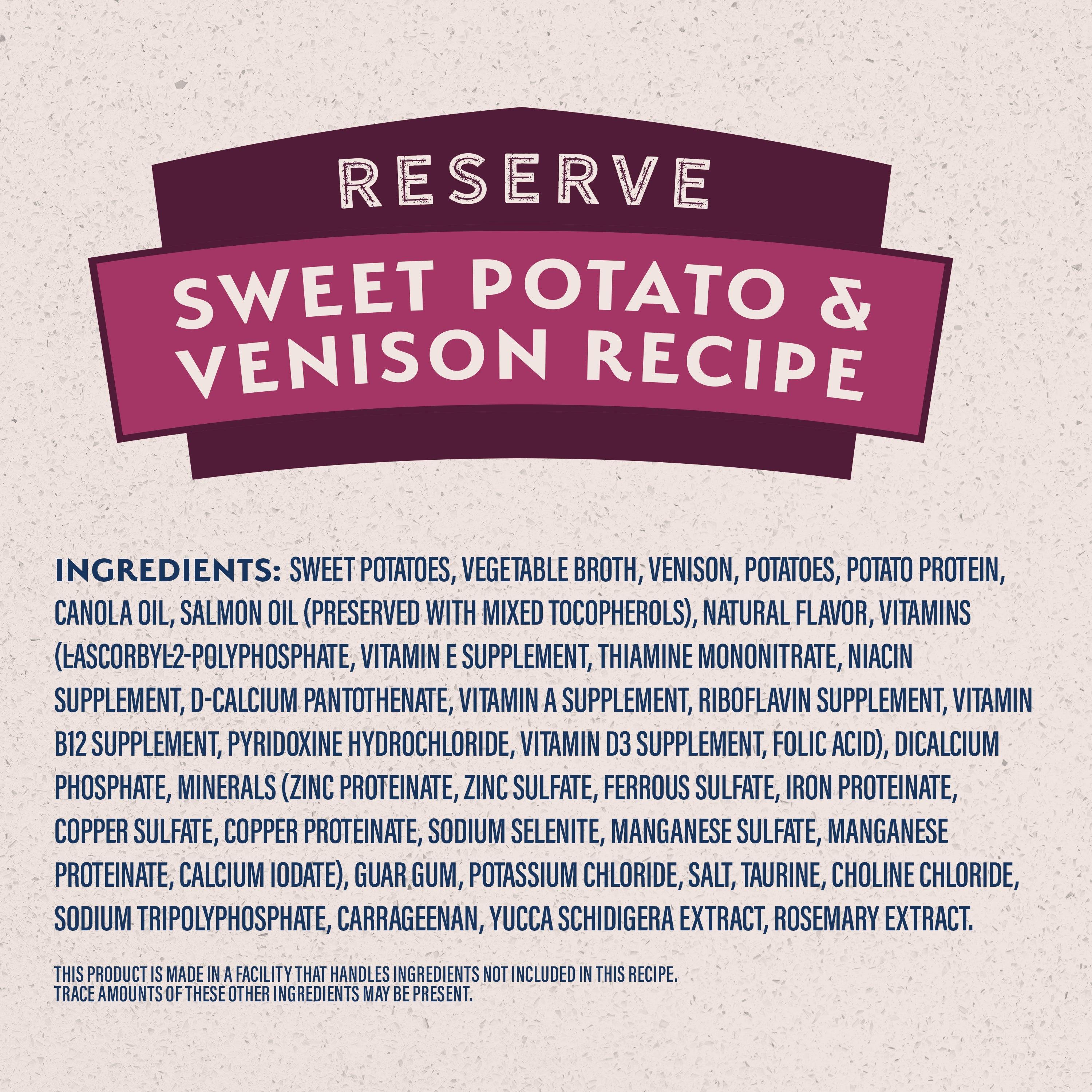 Natural Balance Canned Dog Sweet Potato & Venison - 369g - Canned Dog Food - Natural Balance - PetMax Canada