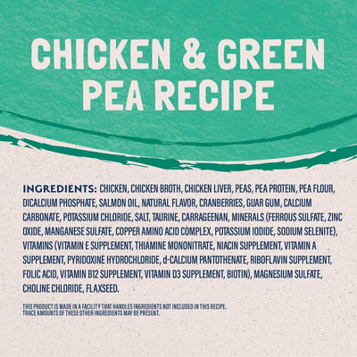 Natural Balance L.I.D. Limited Ingredient Diets Chicken & Green Pea Formula Grain-Free Canned Cat Food - 156g - Canned Cat Food - Natural Balance - PetMax Canada
